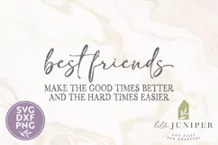 Best Friends SVG Files, Friendship SVG, Gift for Friend Product Image 2