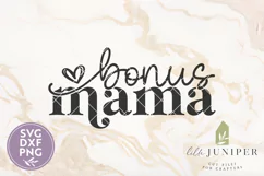 Bonus Mom SVG, Blended Family SVG, Stepmom SVG Product Image 2