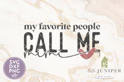 My Favorite People Call Me Mimi SVG, Mimi Shirt SVG Product Image 2