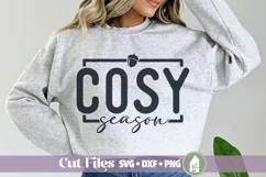 Cosy Season SVG, Winter Shirt Design, Christmas SVG Product Image 1