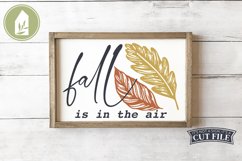 Fall is in the Air SVG files for Autumn Signs Product Image 1