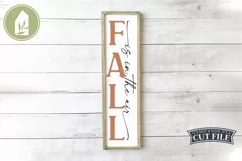 Autumn Porch Sign, Fall is in the Air, Fall Porch Sign Product Image 1