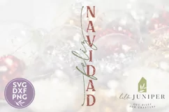 Feliz Navidad SVG for Making Christmas Porch Signs Product Image 2