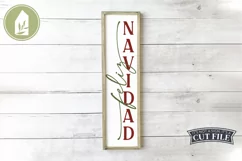 Feliz Navidad SVG for Making Christmas Porch Signs Product Image 1
