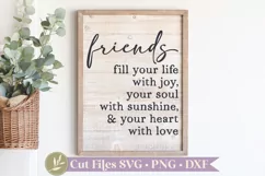 Friends SVG Files, Friendship SVG, Gift for Best Friend Product Image 1