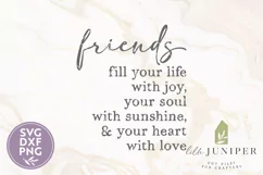Friends SVG Files, Friendship SVG, Gift for Best Friend Product Image 2