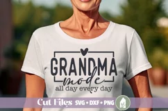 Grandma Mode SVG, All Day Every Day, Grandmother SVG Product Image 1