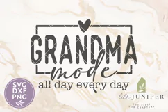 Grandma Mode SVG, All Day Every Day, Grandmother SVG Product Image 2