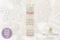 Holiday Sayings Vertical Christmas Porch Sign Design Product Image 2