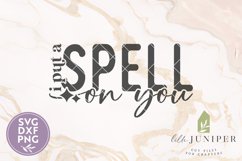 I Put a Spell on You SVG, Halloween Shirt SVG Product Image 2