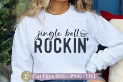 Jingle Bell Rockin' SVG, Funny Christmas Shirt SVG Product Image 1
