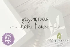 Welcome to Our Lake House SVG Files, Summer SVG Product Image 2