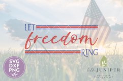 Patriotic Signs, Let Freedom Ring SVG, 4th of July SVG Product Image 2