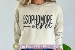 In My Sophomore Era SVG, Back to School Shirt SVG Product Image 1