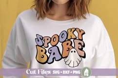 Retro Halloween Designs, Spooky Babe SVG, Halloween SVG Product Image 1