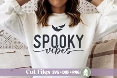 Spooky Vibes SVG, Halloween SVG, Halloween Shirt Design Product Image 1