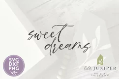 Sweet Dreams SVG, Nursery Sign SVG, Baby SVG Product Image 2