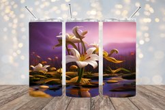 Lillies On The Water- 20oz Sublimation - PNG Design Product Image 1