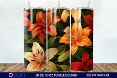 Lily Flowers Tumbler Wrap Product Image 1