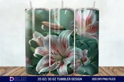 Lily Flowers Tumbler Wrap Product Image 1