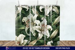 Lily Flowers Tumbler Wrap Product Image 1
