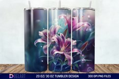 Lily Flowers Tumbler Wrap Product Image 1