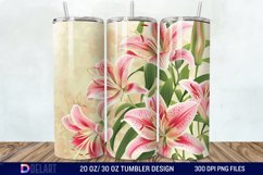 Lily Flowers Tumbler Wrap Product Image 1