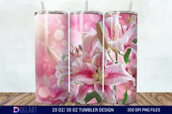 Lily Flowers Tumbler Wrap Product Image 1
