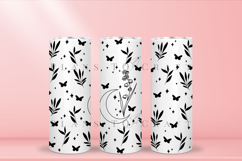 Lily birth flower skinny tumbler sublimation wrap with high resolution and transparant background are for 20oz and 30oz skinny tumbler