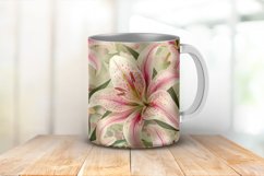 Lily Flower Digital Paper Bundle Product Image 2