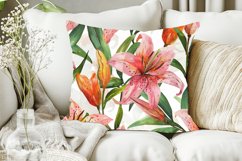 Lily Flowers Digital Paper Bundle Product Image 5