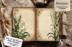 Lily of the Valley Junk Journal Pages Product Image 3