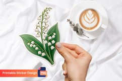 Lily of the Valley Sticker, Floral Sticker, Nature Sticker Product Image 1