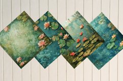 Lily Pond Digital Paper Bundle Product Image 3