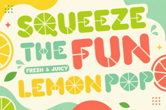LIMEO - Juicy Display Font Product Image 3