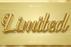 Limited 3D editable text effect Product Image 1