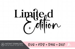 Limited Edition SVG, Motivational Quotes SVG Product Image 1