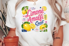 Limon Amalfi Coast Lemon Summer Sublimation PNG Design Product Image 2