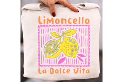 Limoncello La Dolce Vita Lemon PNG Sublimation Product Image 2