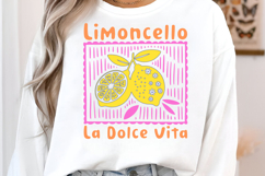 Limoncello La Dolce Vita Lemon PNG Sublimation Product Image 4