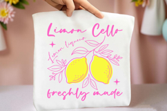 Limoncello Summer PNG, Lemon Sublimation Design Product Image 3