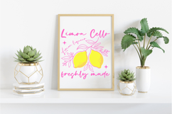 Limoncello Summer PNG, Lemon Sublimation Design Product Image 5