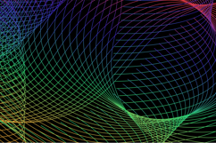 Vibrant line waves surface. Abstract gradient background. Product Image 1