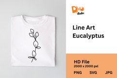 Line Art Eucalyptus Product Image 1