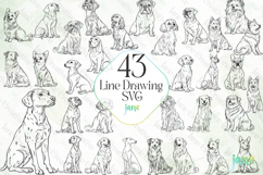 Line Drawing SVG Sublimation Product Image 1