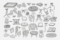 Hygge Scene Creator Modern Line Art Illustrations Bundle Product Image 2