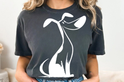 Cute Dog black silhouette SVG PNG, Dog SVG Clipart, Pet Silh Product Image 2