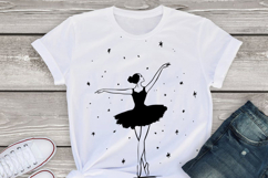 Ballerina Silhouette Svg Png, Cute Ballet Dancer SVG PNG, Pr Product Image 2