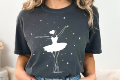 Ballerina Silhouette Svg Png, Cute Ballet Dancer SVG PNG, Pr Product Image 2