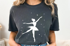 Ballerina Silhouette Svg Png, Cute Ballet Dancer SVG PNG, Pr Product Image 2